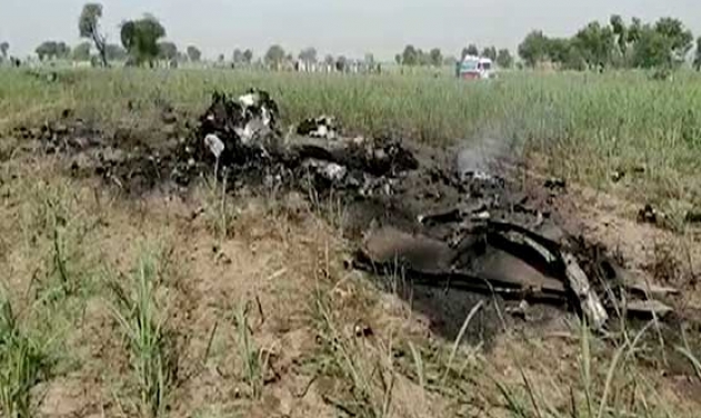 Pakistan's Mirage Fighter Jet Crashes During Training Mission