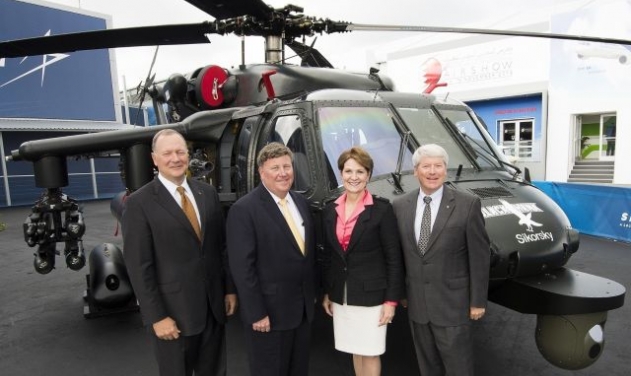 Lockheed Martin Unveils Armed BLACK HAWK Helicopter At Farnborough Airshow 