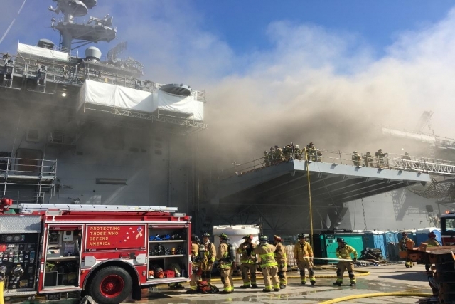 Scrapping Fire Damaged Bonhomme Richard Warship Will Cost US Navy $30M