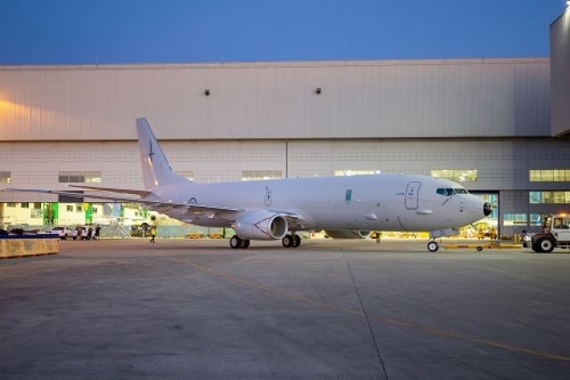 First Kiwi P-8A Poseidon Rolls Out of Paint Shop