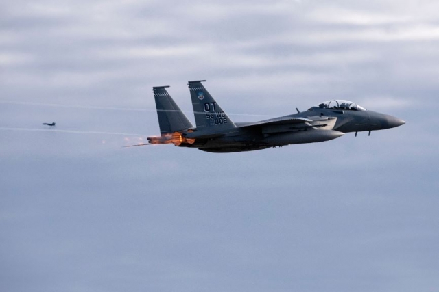 F-15EX Fires Missiles at a Longer Range than Any Other U.S. Fighter Jet