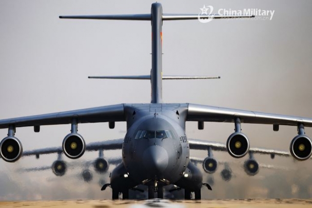 China Tests Quick Deployment with Y-20 Transport Aircraft 