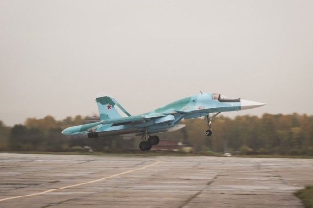 Russia Receives More Su-34 Fighter-Bombers