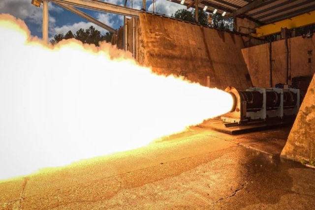 Aerojet Rocketdyne, Kratos Hot-Fire Zeus 2 Solid Rocket Motor for Hypersonic Testing 