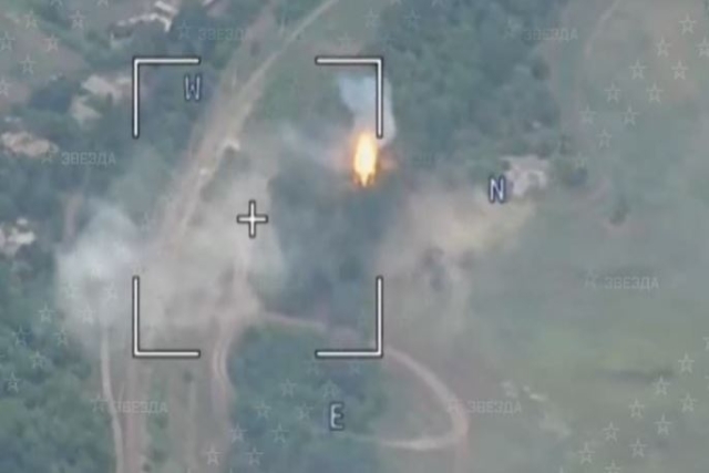 German PzH 2000 Howitzer Destroyed by Russian Malka Artillery Gun in Ukraine