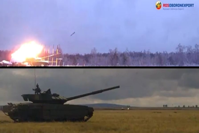 Russian Arena-M Active Protection Shown to Intercept Anti-tank Missiles