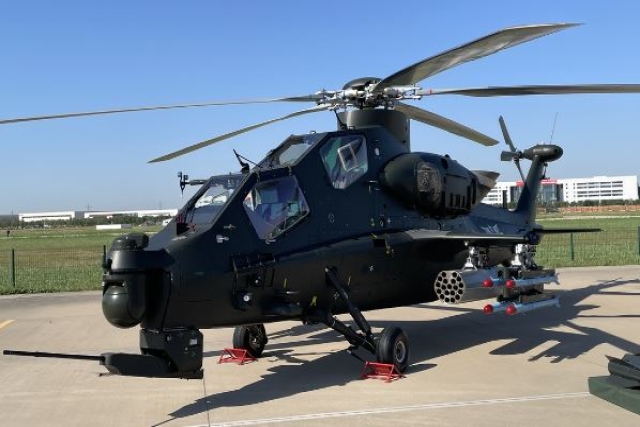Chinese Z-10 Helicopter Unveils New Rocket Launcher in Live-fire Drills