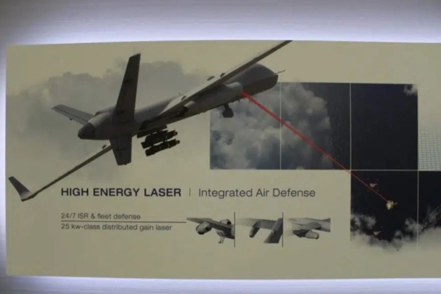 General Atomics Unveils Laser Combat Module for MQ-9B Drone