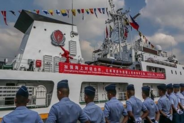 Chinese Coast Guard 'Forcefully' Took Away Rocket Debris that Fell on Philippines Territory