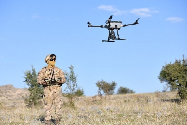 Turkish Army Takes Delivery of 1st Homegrown Multi-rotor Mini UAV