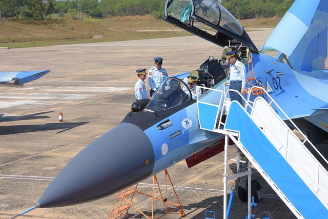 Myanmar Commissions Russian Su-30SME Jets 