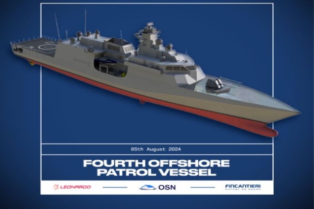 Italian Navy Orders Fourth OSN Offshore Patrol Vessel