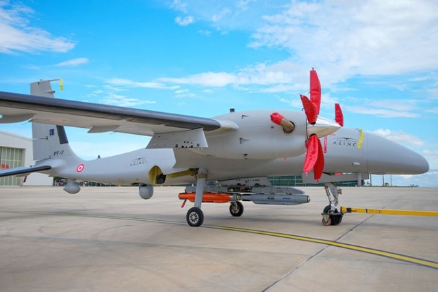 Turkey's Aselsan Tests Guided Miniature Bomb from Akinci Drone