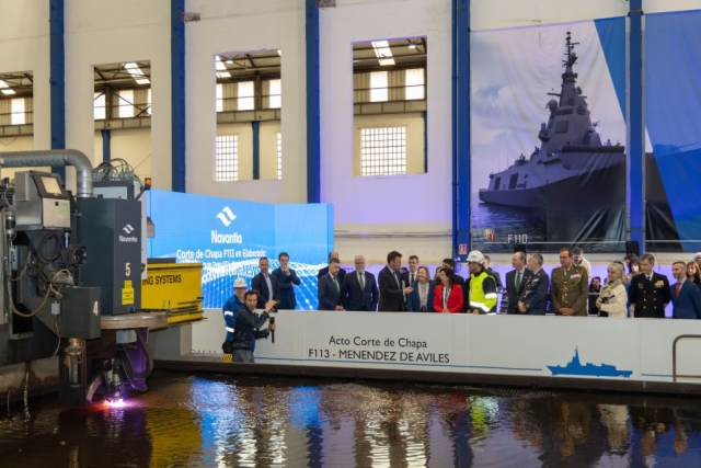 Spain Advances F110 Frigate Program with F113 Build Start, F112 Keel Laid 