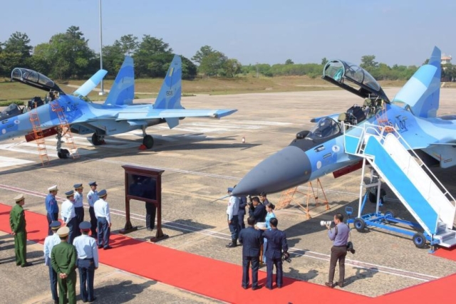 Myanmar Commissions Russian Su-30SME Jets 