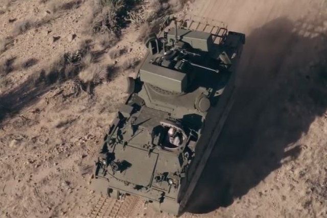 BAE Systems, Moog Test Armored Multi-Purpose Vehicle C-UAS Prototype in Live Fire Exercise