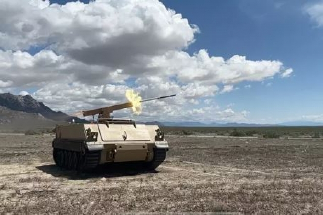 BAE Systems’ Robotic Combat Vehicle Fires Laser-Guided Rocket in First Test