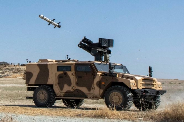 MBDA Fires AKERON MP Beyond-Line-of-Sight Missiles from Sherpa Armored Vehicles