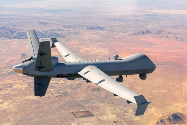 First MQ-9A Multi Domain Operations-Ready Aircraft Takes to the Skies