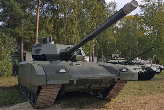 Russia’s latest T-14 Armata Tank Debuts in Ukraine