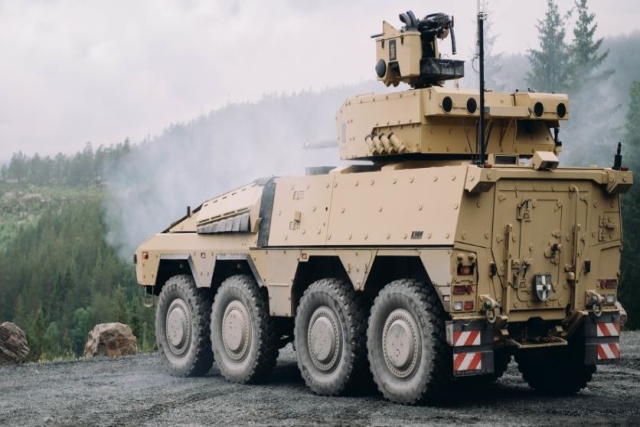 Kongsberg Test-fires Remote Turret of Boxer Armored Vehicle