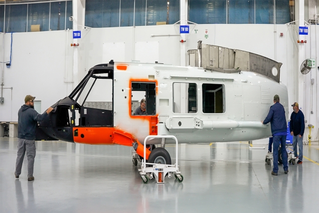 Sikorsky Delivers First Replacement MH-60T Jayhawk Airframe to U.S. Coast Guard