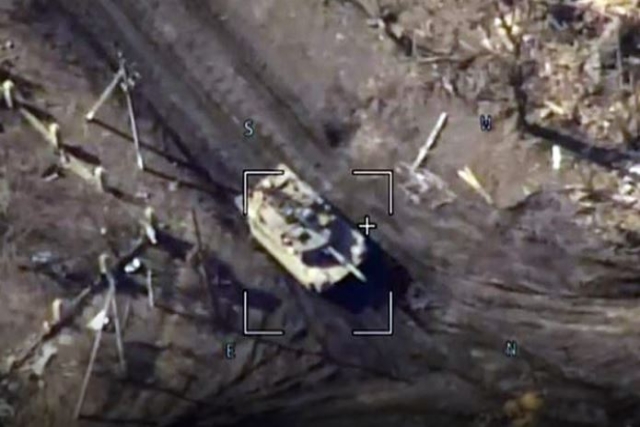 Russia's $500 'Piranha' Drone Downs $6M M1A1 Abrams Tank