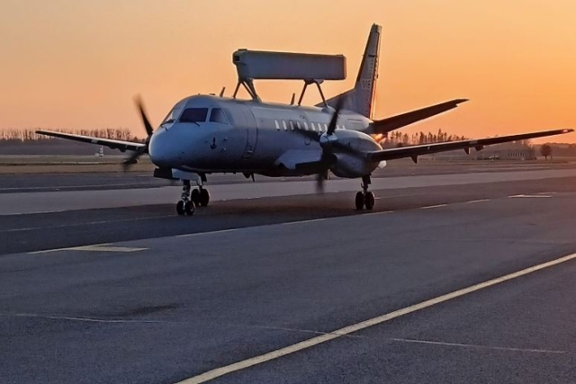 Poland Receives First Ex-U.A.E. Air Force Saab 340 Early Warning Aircraft