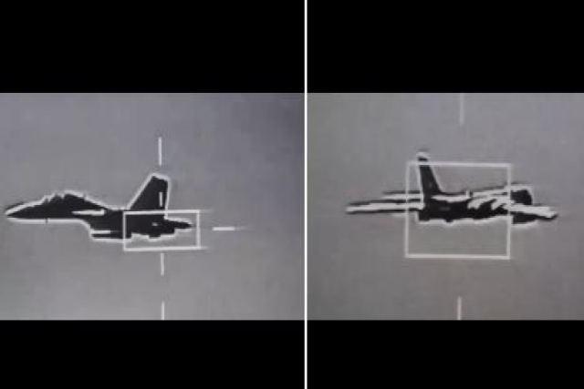 Chinese Fighters in Cross Hairs of Taiwanese F-16s: Taiwan MoD Video