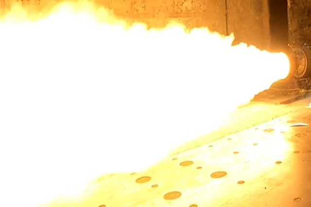 Raytheon, Northrop Grumman Complete Static Fire Test of Solid Rocket Motor