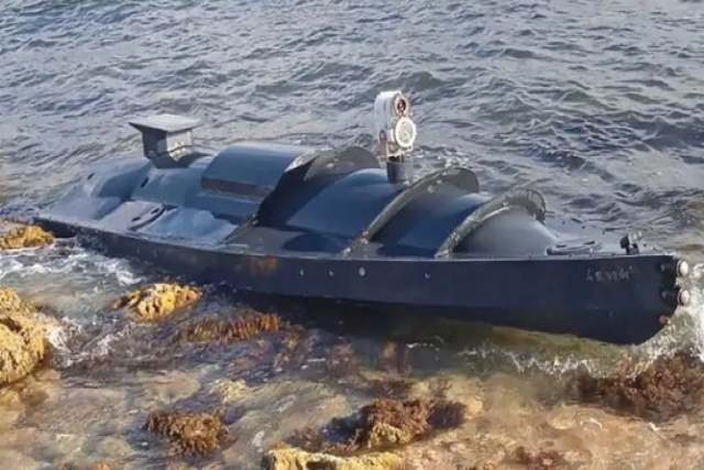 Russian FPV Drone Downs Ukrainian Magura V5 USV in Black Sea Encounter