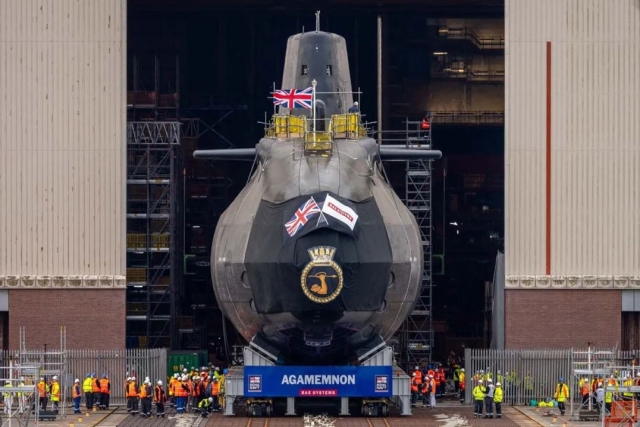 U.K. Royal Navy Commissions Sixth Astute-class Nuclear Submarine ‘HMS Agamemnon’