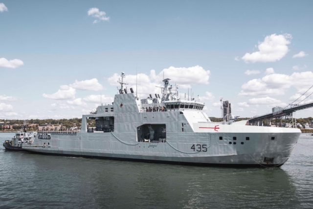 Royal Canadian Navy Accepts Final Arctic Patrol Vessel 