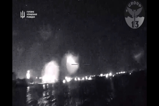Russian FPV Drone Downs Ukrainian Magura V5 USV in Black Sea Encounter