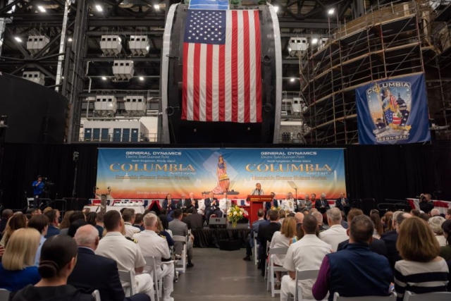 Keel Laid for America's Largest Ever Nuclear Submarine-District of Columbia