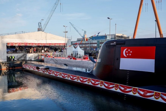 Germany's thyssenkrupp Launches 2 Type 218SG Submarines for Singapore