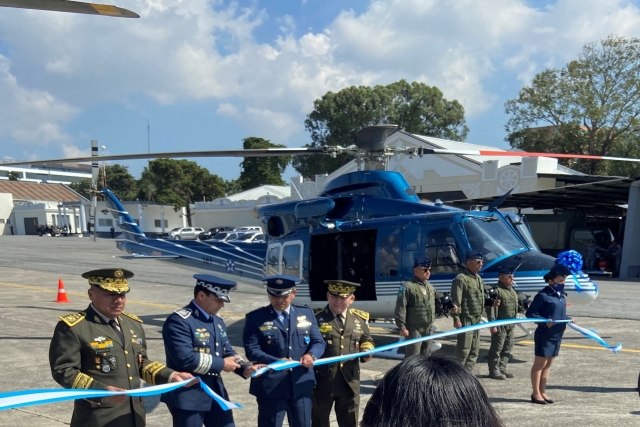 Guatemala Air Force Receives SUBARU BELL 412EPX Helicopter