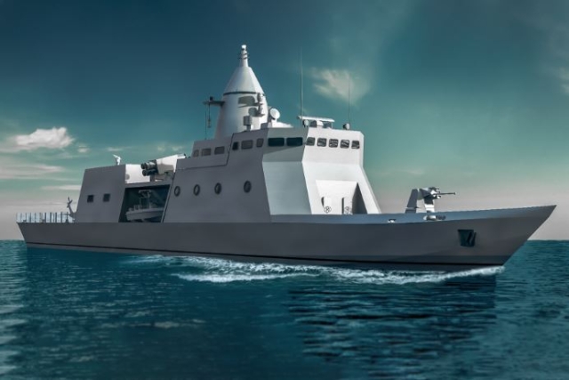 EDGE’s ADSB Unveils 92m Corvette Design at LIMA 2023