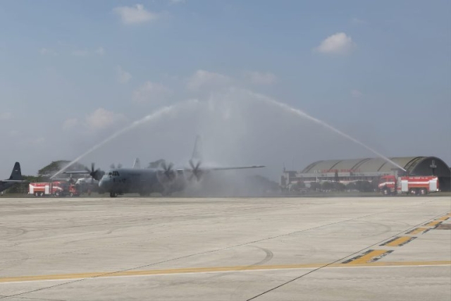 Indonesian Air Force Adds Third C-130J Plane