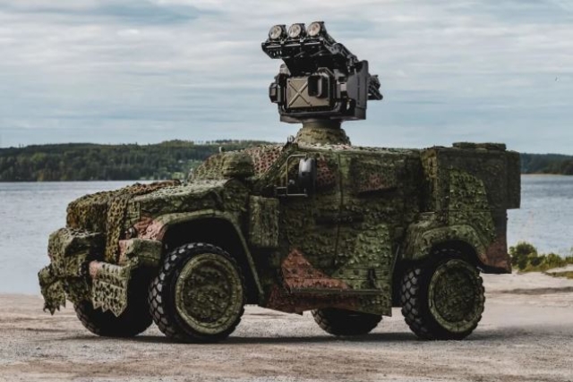 Saab to Demonstrate Missile System Integrated on Oshkosh Vehicle at DSEI-23