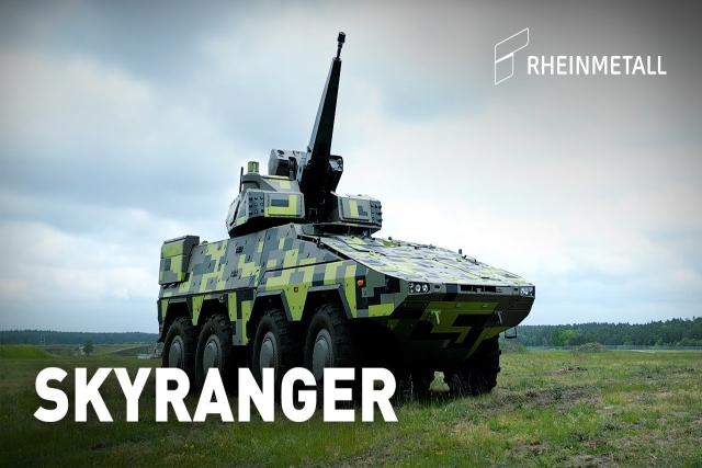 Bundeswehr Awards Rheinmetall €595M for Skyranger 30 Air Defense on Boxer Vehicles