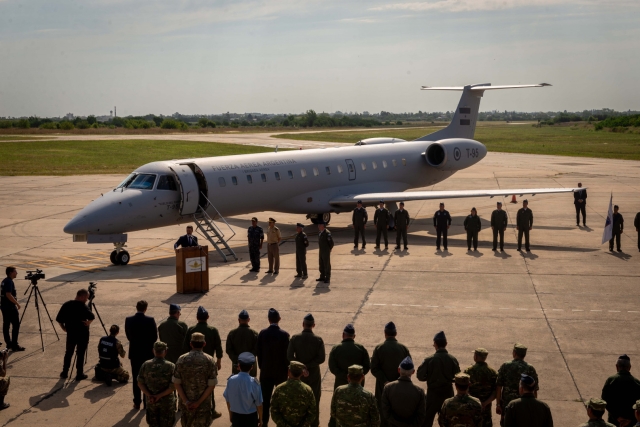 Argentine Air Force Receives Embraer ERJ 140 LR Aircraft