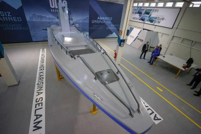 Prototype of Turkey’s AI-Controlled Armored Unmanned Surface Vessel Complete