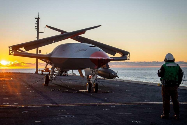 U.S. Navy MQ-25 Aerial Refueler's Ground Control Station Tested in Carrier Environment