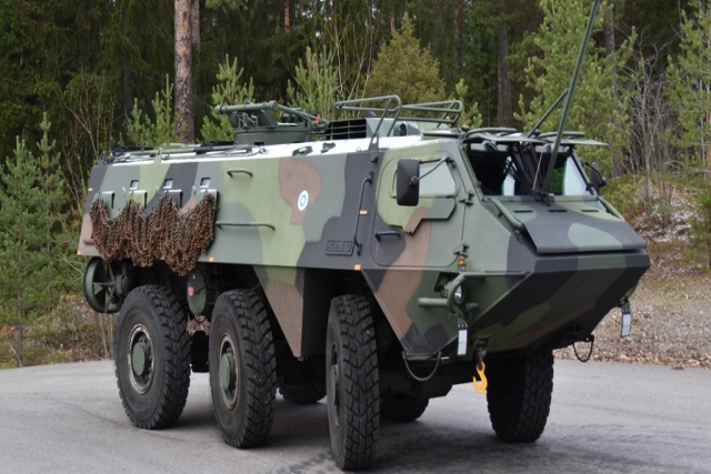 Patria Upgrades Finnish XA-180 Armored Vehicles