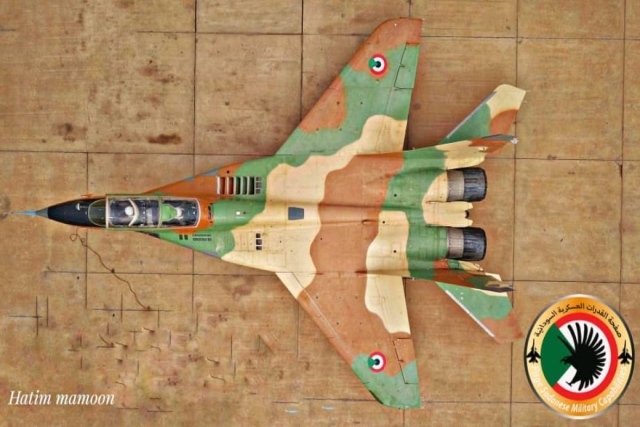 Sudanese Army Praises MiG-29s in Operations against Rebels