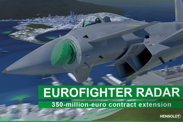 Hensoldt Secures €350M Contract Extension for Eurofighter Mk1 Radar