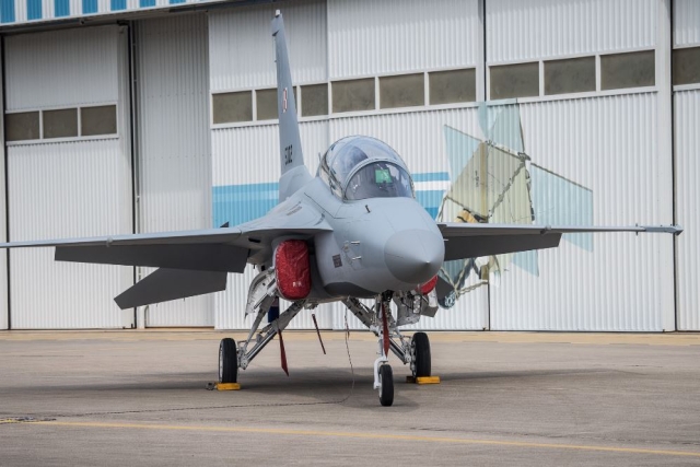 First FA-50 Light Fighter for Poland Rolled Out in Korea Aerospace Facility