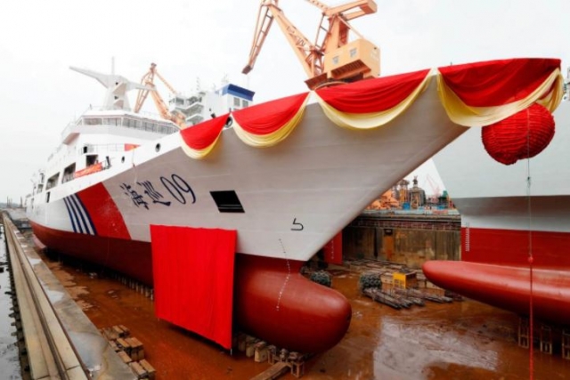 China Floats its Biggest Marine Patrol Vessel