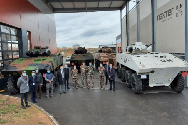 Nexter Delivers First 4 Regenerated VBCIS Armored Vehicles to French Army